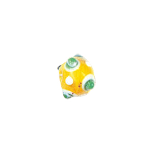 4 layer 2 color Bumpy Glass Beads 7538