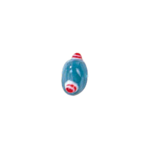 4 layer 2 color Bumpy Glass Beads 7540