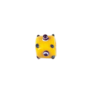 4 layer 2 color Bumpy Glass Beads 7552
