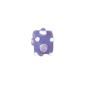 4 layer 2 color Bumpy Glass Beads 7560