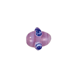 4 layer 2 color Bumpy Glass Beads 7564