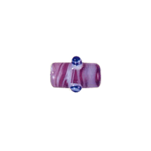4 layer 2 color Bumpy Glass Beads 7585