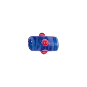4 layer 2 color Bumpy Glass Beads 7586