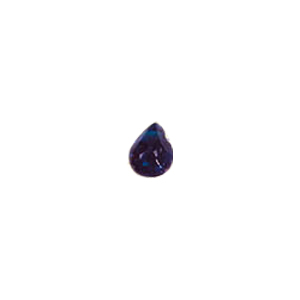 Faceted Pressed top hole Glass Beads and Pendants 7612