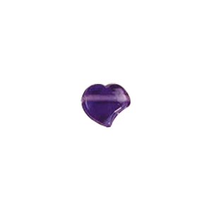 Faceted Pressed top hole Glass Beads and Pendants 7644