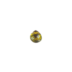 Faceted Pressed top hole Glass Beads and Pendants 7653