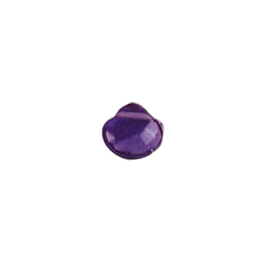 Faceted Pressed top hole Glass Beads and Pendants 7668