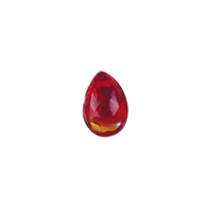Faceted Pressed top hole Glass Beads and Pendants 7682