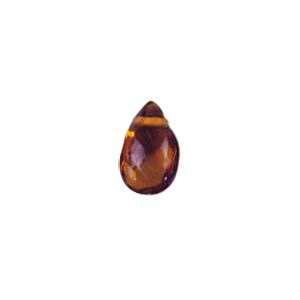 Faceted Pressed top hole Glass Beads and Pendants 7683