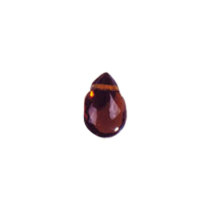 Faceted Pressed top hole Glass Beads and Pendants 7693