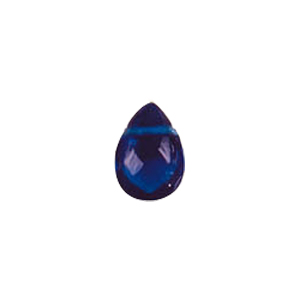 Faceted Pressed top hole Glass Beads and Pendants 7696