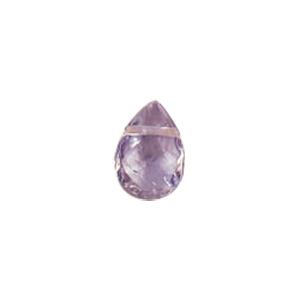 Faceted Pressed top hole Glass Beads and Pendants 7698