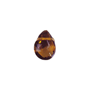 Faceted Pressed top hole Glass Beads and Pendants 7703