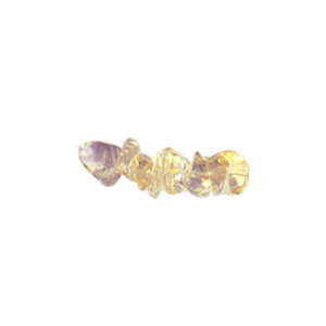 Irregular shaped tumbled Uncut Glass Beads 7756