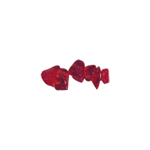Irregular shaped tumbled Uncut Glass Beads 7761