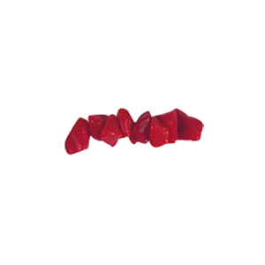 Irregular shaped tumbled Uncut Glass Beads 7776
