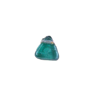 Pressed top hole unique shaped Glass Beads or Pendants 7791