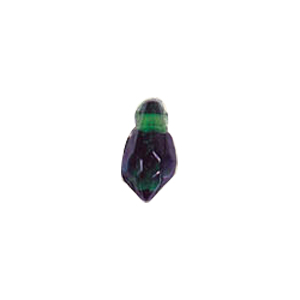 Pressed top hole unique shaped Glass Beads or Pendants 7843