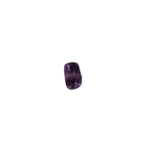 Pressed Faceted Iridescent Rainbow coating Glass Beads 7969