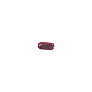 Pressed Faceted Iridescent Rainbow coating Glass Beads 7975