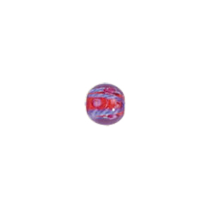 Confetti Mosaic pattern Glass Beads with color line 7993