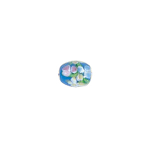 Confetti Mosaic pattern Glass Beads with color line 8011