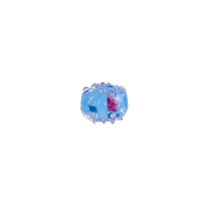 Confetti Mosaic pattern Glass Beads with color line 8012