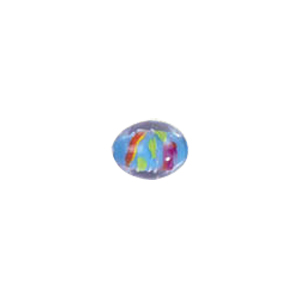 Confetti Mosaic pattern Glass Beads with color line 8022
