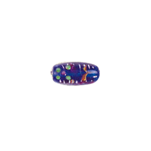 Confetti Mosaic pattern Glass Beads with color line 8027
