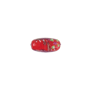 Confetti Mosaic pattern Glass Beads with color line 8028