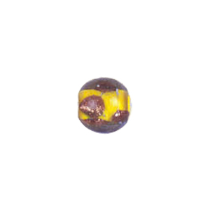 Confetti Mosaic pattern Glass Beads with color line 8051