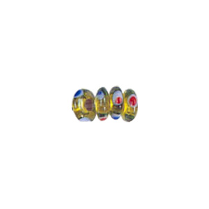Evil Eye Disc Beads 8076