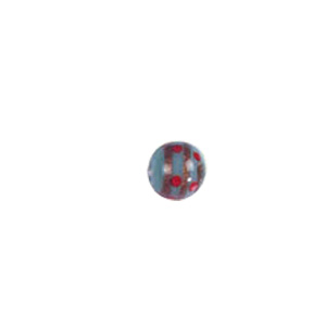 Multi Color lined and striped Lampworked Glass Beads 8086