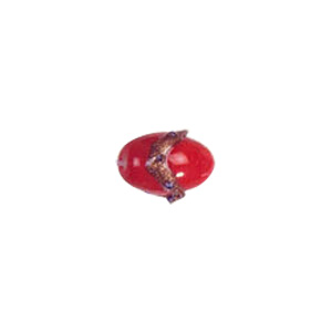 Multi Color stringer, dotted and striped Lampworked Glass Beads 8117