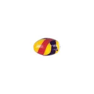 Multi Color stringer, dotted and striped Lampworked Glass Beads 8121
