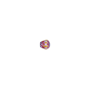 Chevron Glass Beads long hole 8161