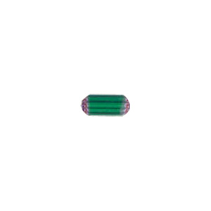 Chevron Glass Beads long hole 8169