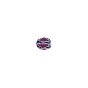 Chevron Glass Beads long hole 8191