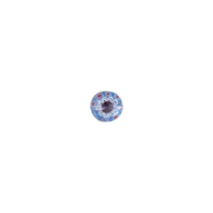 Chevron Flat Fancy Glass Beads short hole 8219