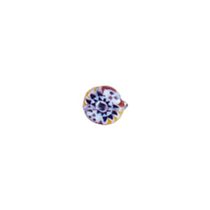 Chevron Flat Fancy Glass Beads short hole 8231