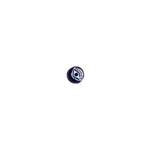 Chevron Mini Balls w or hole small 8306