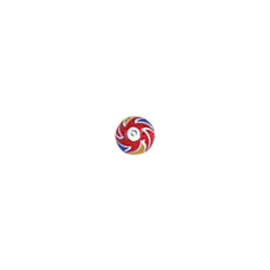 Chevron Mini Balls w or hole medium 8329