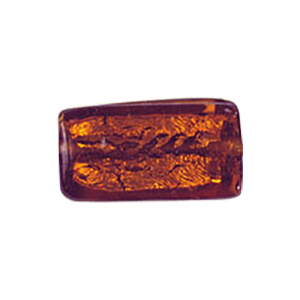 Silver foiled Furnace Glass Beads large 8451