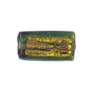 Silver foiled Furnace Glass Beads large 8452