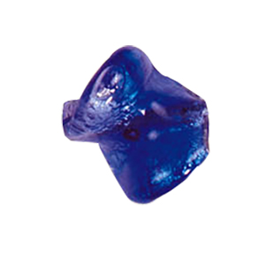 Silver foiled Furnace Glass Beads large 2 tone 8468