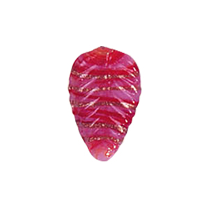 Decorative Glass Charms Hearts and Leafs 8586