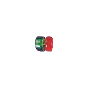 Candy Cane Glass Beads Color lined 8642