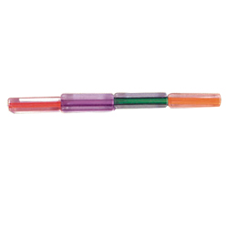 Candy Cane Glass Beads Color lined 8653