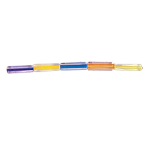 Candy Cane Glass Beads Color lined 8654