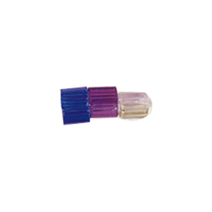 Candy Cane Glass Beads Color lined 8686